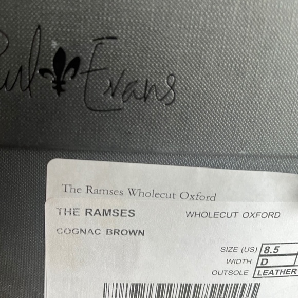 Cognac size 8 1/2 (9 1/2) whole-cut lace ups - Picture 12 of 12